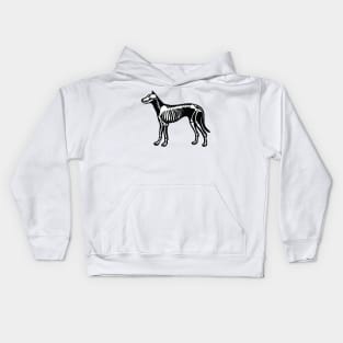 Skeleton Dog Kids Hoodie